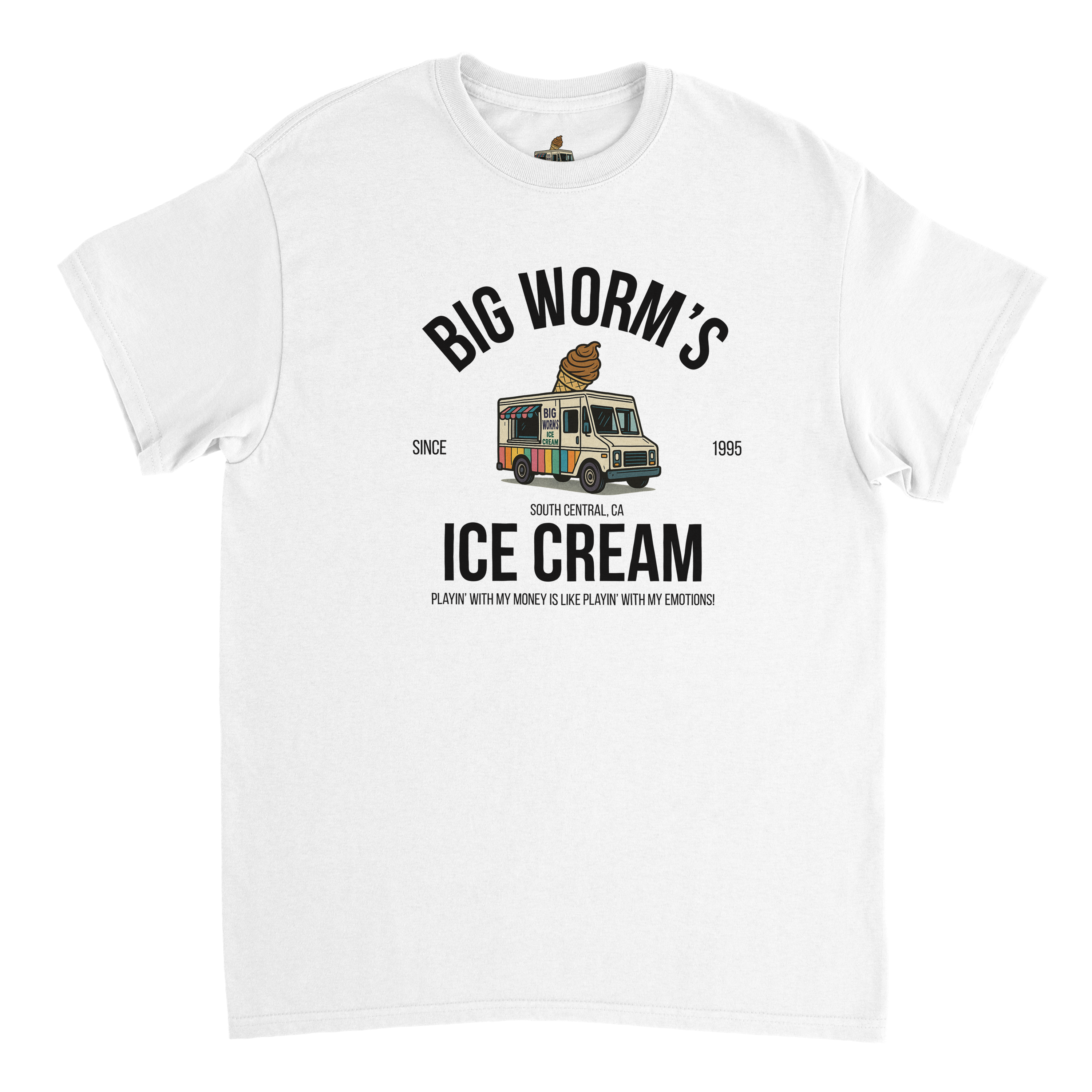 Big Worm’s Ice Cream Truck Tee – Heavyweight Unisex