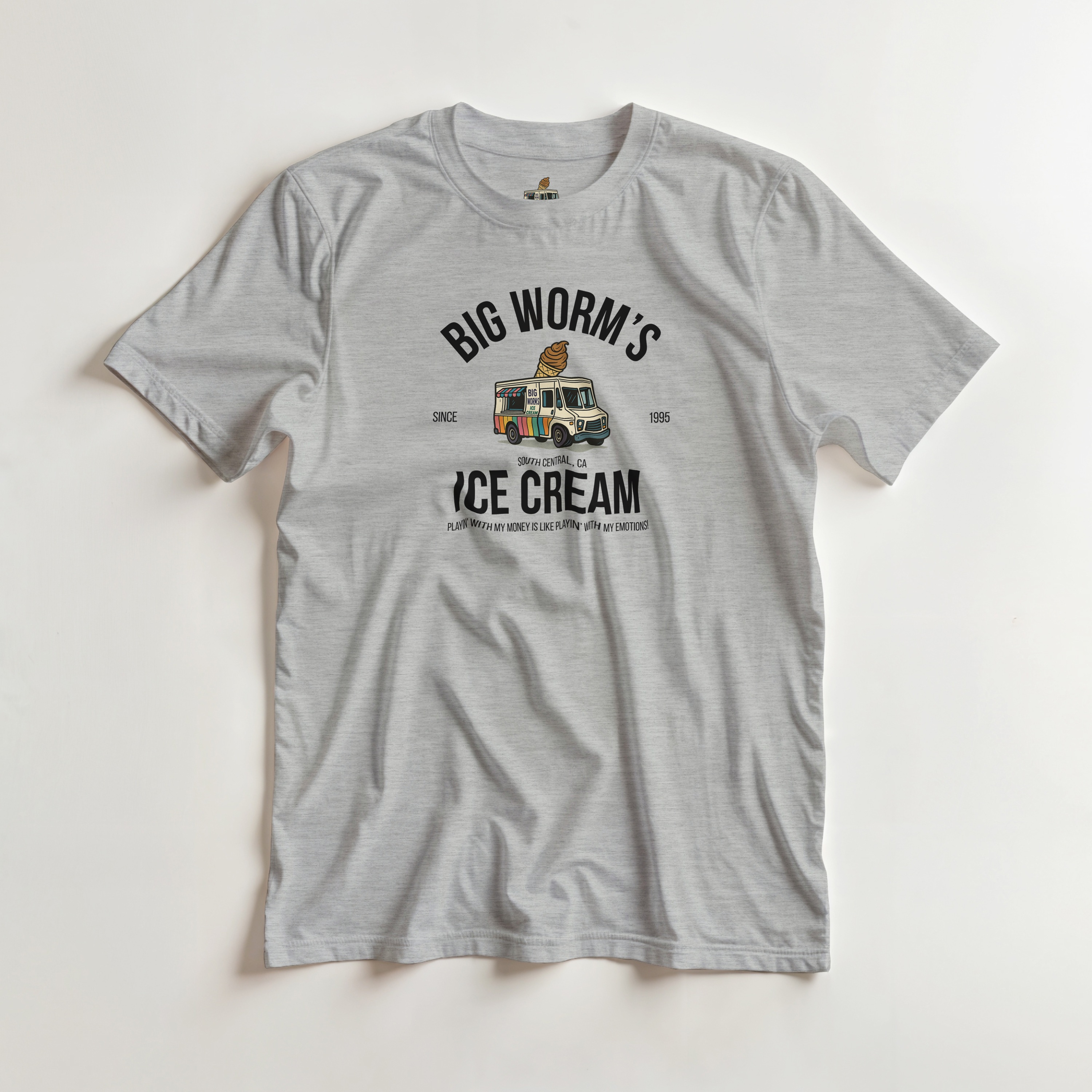 Big Worm’s Ice Cream Truck Tee – Heavyweight Unisex