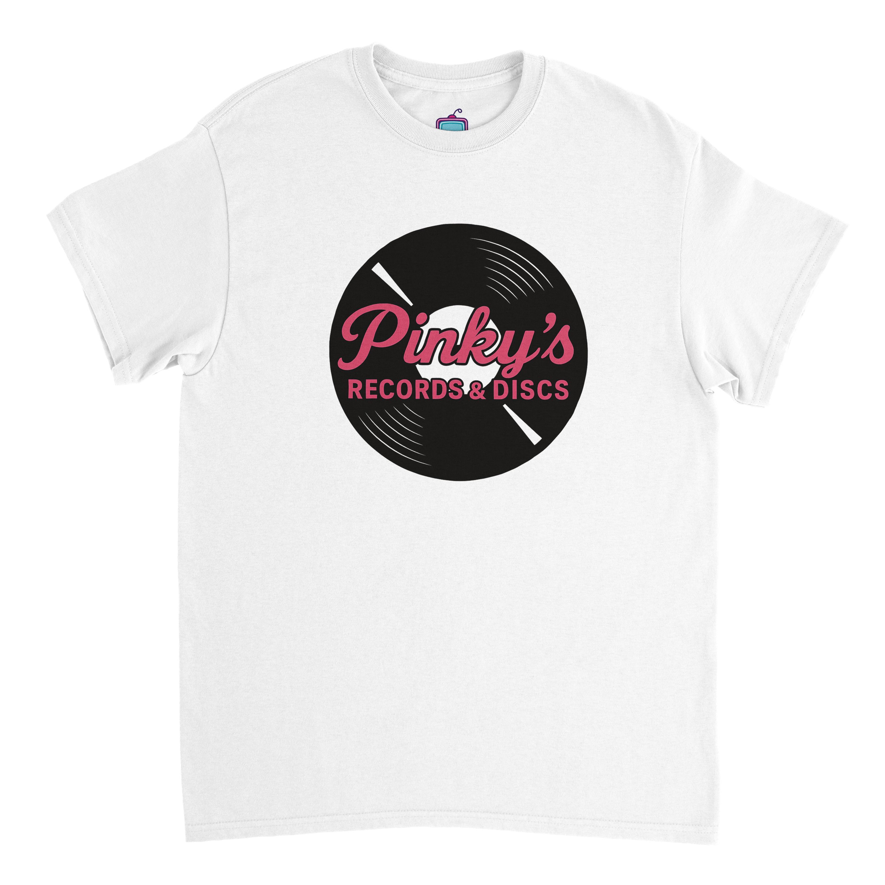 Pinky’s Records & Discs — Heavyweight Unisex Tee