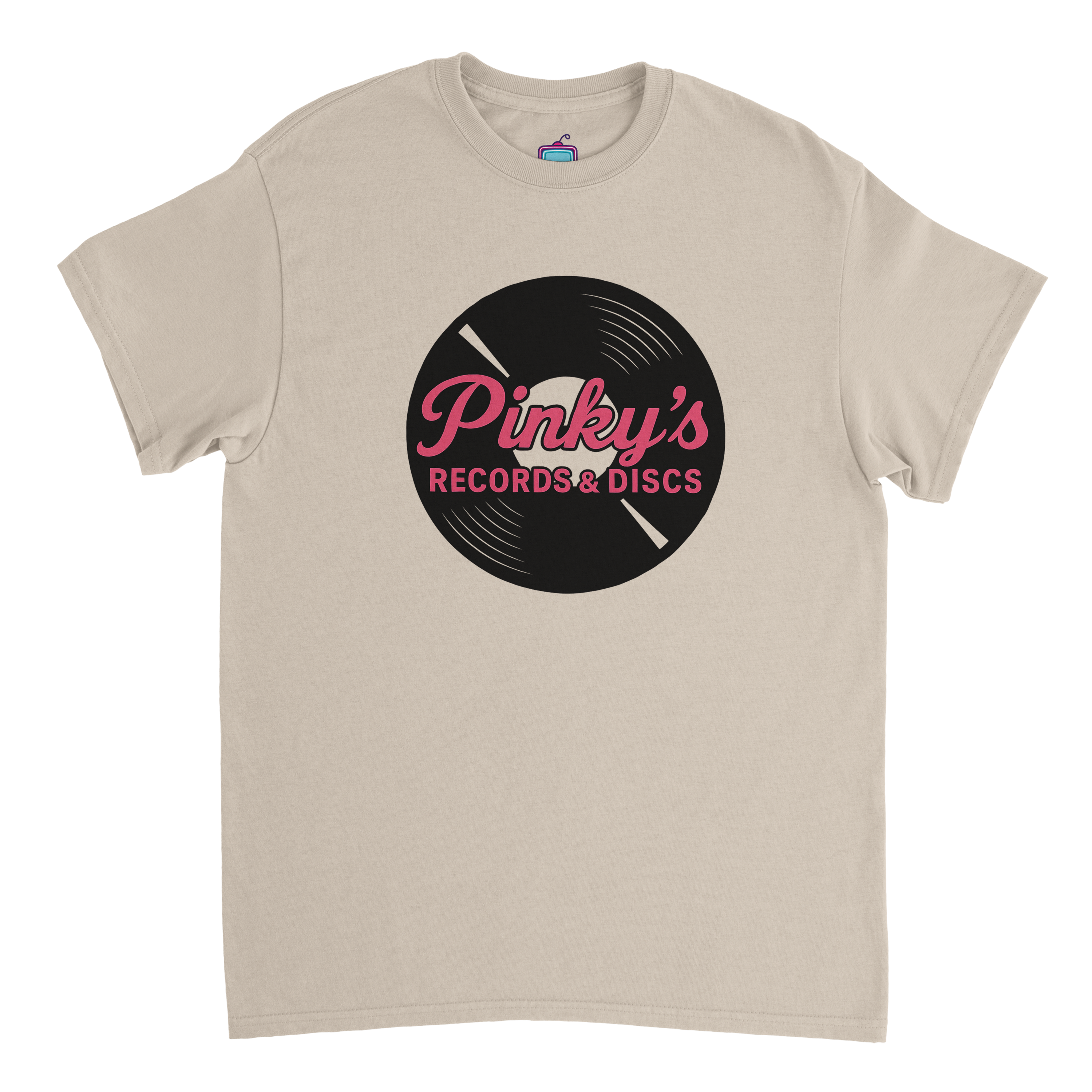 Pinky’s Records & Discs — Heavyweight Unisex Tee