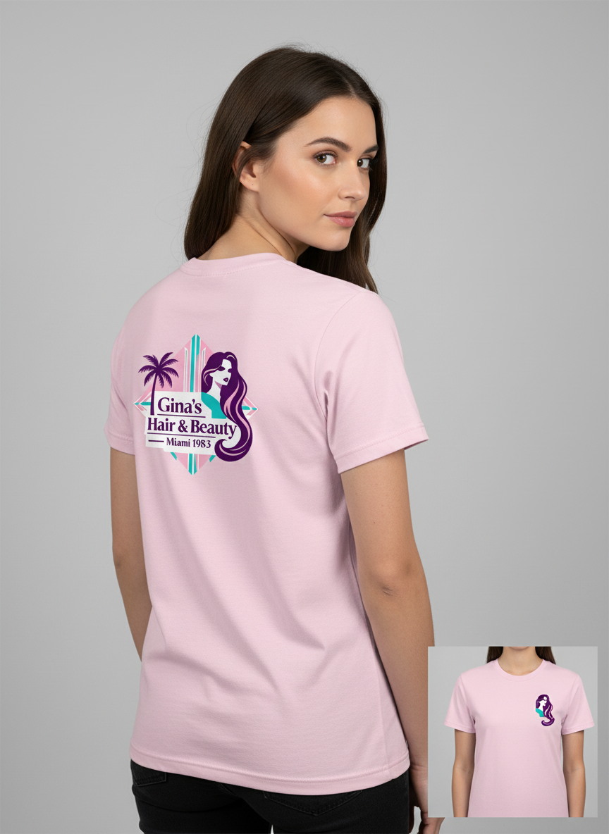 Gina’s Hair & Beauty – Miami 1983 Tee