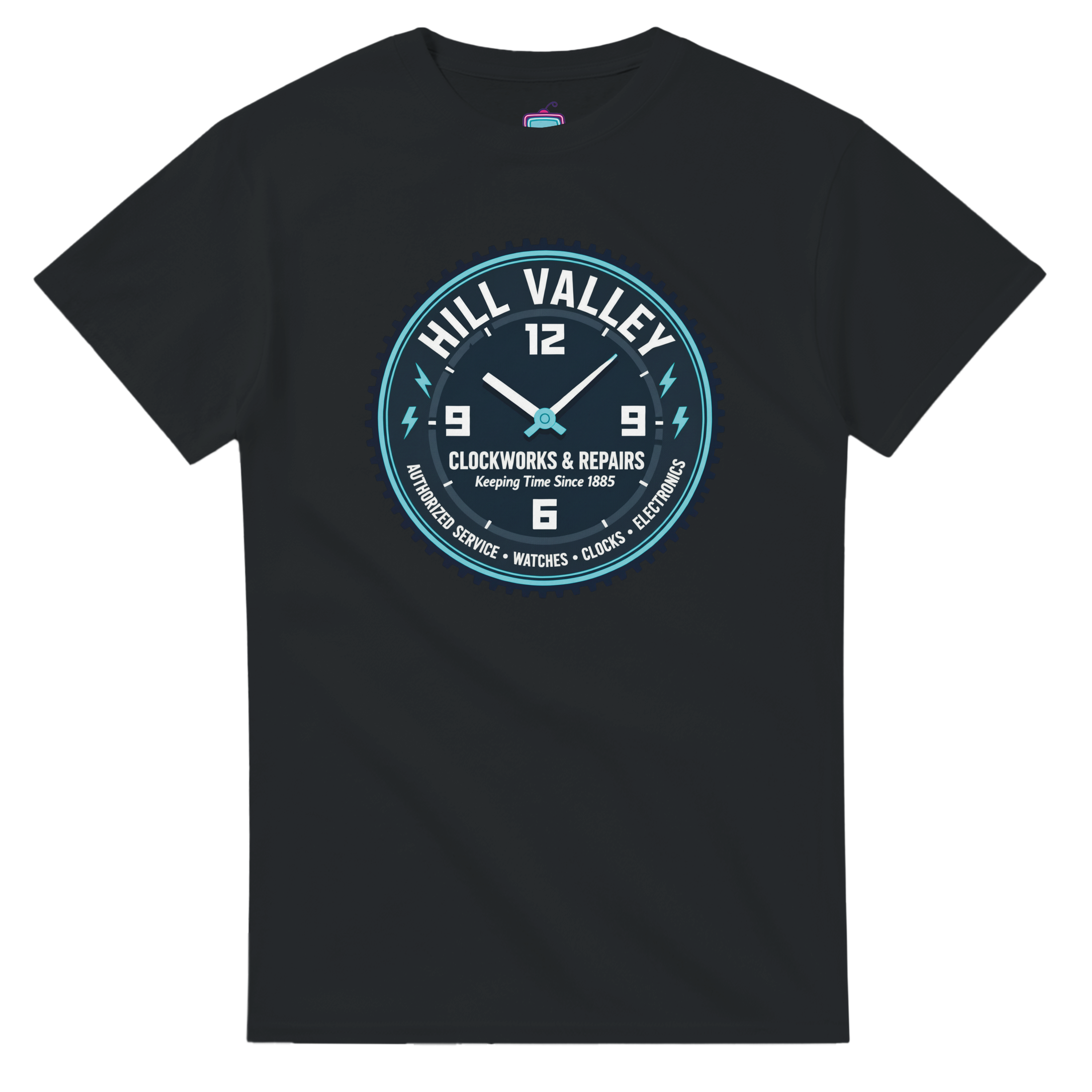 Hill Valley Clockworks & Repairs Tee