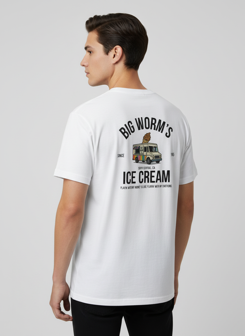 Big Worm’s Ice Cream Truck Tee – Heavyweight Unisex