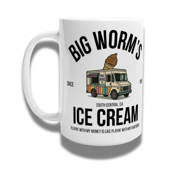 Big Worm’s Ice Cream Truck Mug – 15oz Ceramic