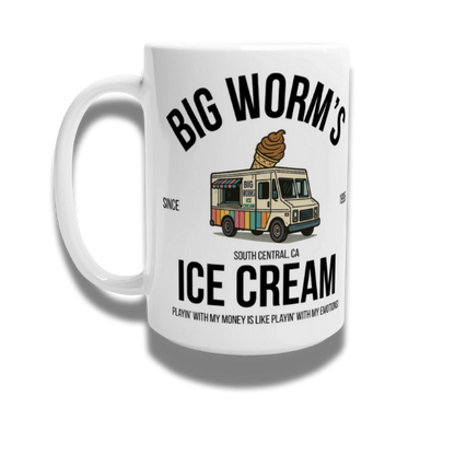 Big Worm’s Ice Cream Truck Mug – 15oz Ceramic