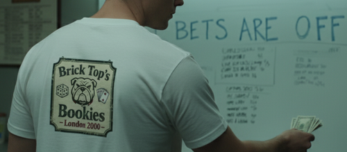 Brick Top’s Bookies Tee – London 2000