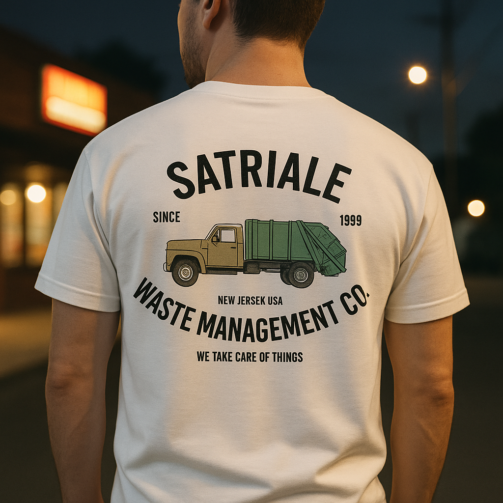 Satriale Waste Management Co. – We Take Care of Things Tee